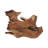 Wooden Fish Sculpture Figurine - Decorative Objects And Statues For Kitchen Decor And Decorations For Living Room - Coastal Accent For Shelf Decor, Tabletop Display, And Home Decor - 14", Natural