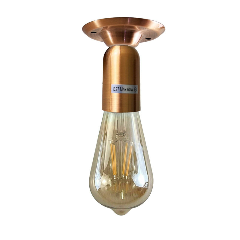 Northledge Semi Flush Mount, Yellow Bronze