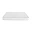 6 po Matelas en mousse réversible pleine grandeur dans une boîte, matelas matelassé double face en mousse haute densité, blanc