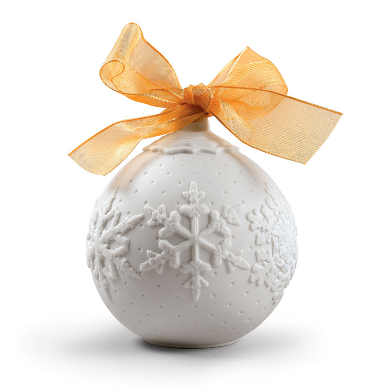 2019 Ball Ornament, Golden Luster