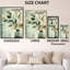 Gilded Leaves In Glass Vase I - Green Botanical Framed Wall Art Print-716455924-716455925