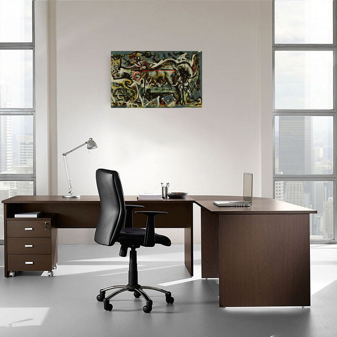 Jackson Pollock - No Frame Print on Wood