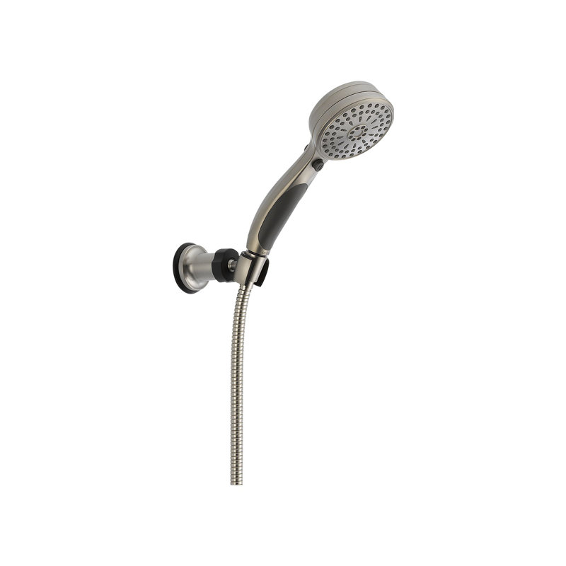 Pomme de douche à main avec douche multifonction et composants de douche universels et TouchClean, Chrome