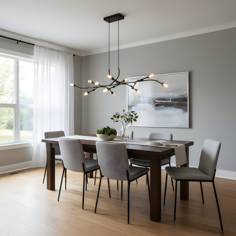 Luminaire intégré pour îlot Cora à DEL noir mat Cora, Noir mat