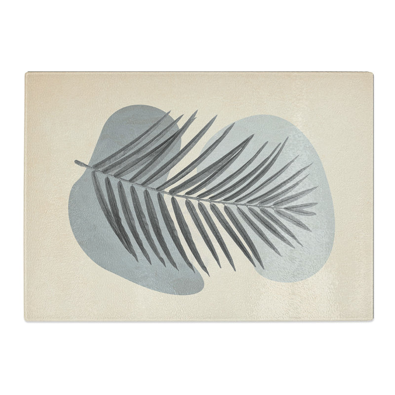 Botanical Rock Composition Chopping Board, 0.4cm H x 20cm W x 28.5cm L