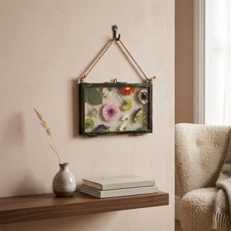 Nicola Spring - Hanging Metal Photo Frames, 2, 6" x 4", Rectangle