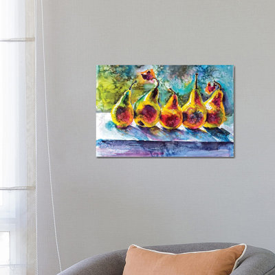" Pears " by Anna Brigitta Kovacs Painting Print