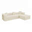 Canapé modulaire modulaire avec méridienne en L, assise profonde et dossier amovible, aucun assemblage requis, canapé-lit escamotable-52563150