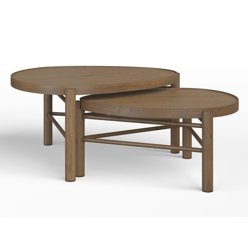 Clarksville Nesting Cocktail Table With Accent End Table, 3 Pieces: 2 Coffee Tables, End Table