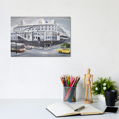 Briggs Stadium by Jim Williams - Wrapped Canvas Painting