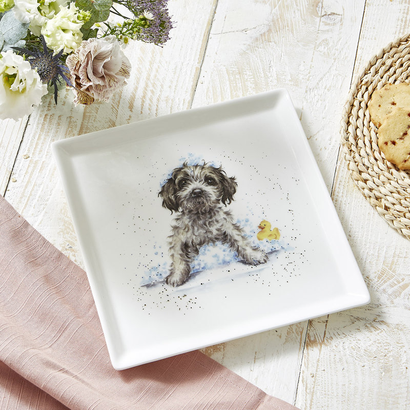 Square Plate (Dog)