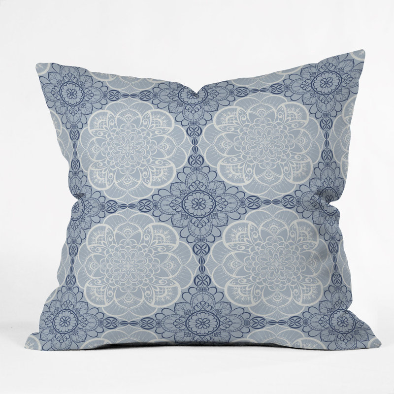  Coussin décoratif intérieur / extérieur en dentelle de mandala Phiapradit