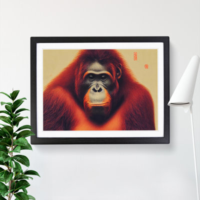 Japanese Orangutan - Single Picture Frame Print