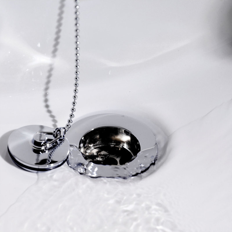 Wastes & Extras 6cm Chain and Stopper Waste Bathroom Sink Drain