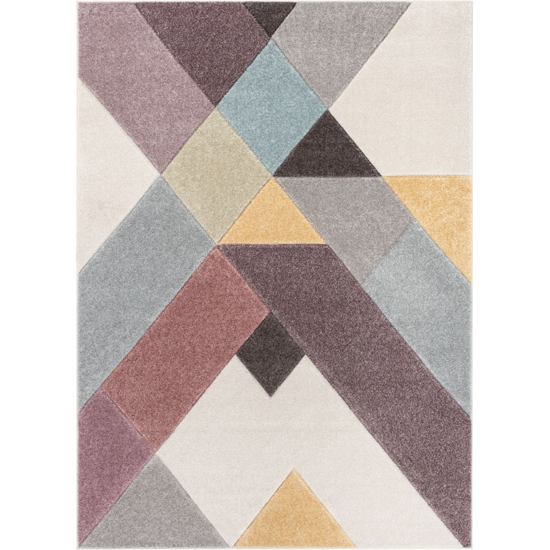 Whoa! Abstract Synthetic Area Rug, Rectangle 160 x 220cm