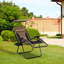 Antonien 89cm Long Reclining Single Chaise with Cushions