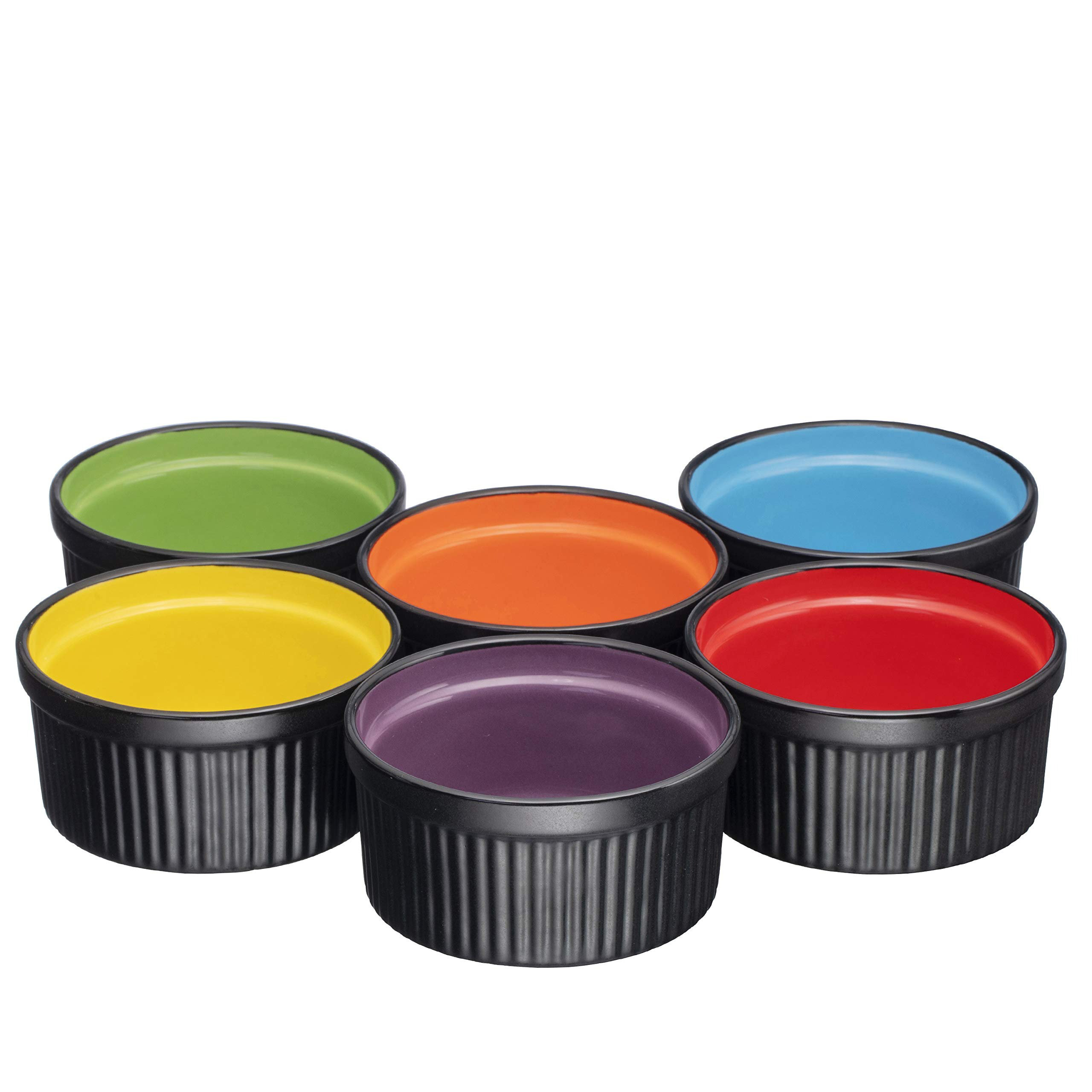 Lot de 4 petits plats de cuisson en céramique pour four, 350