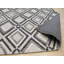 Tapis gris / brun en laine tissé à la main 5 pi x 8 pi Hensley
