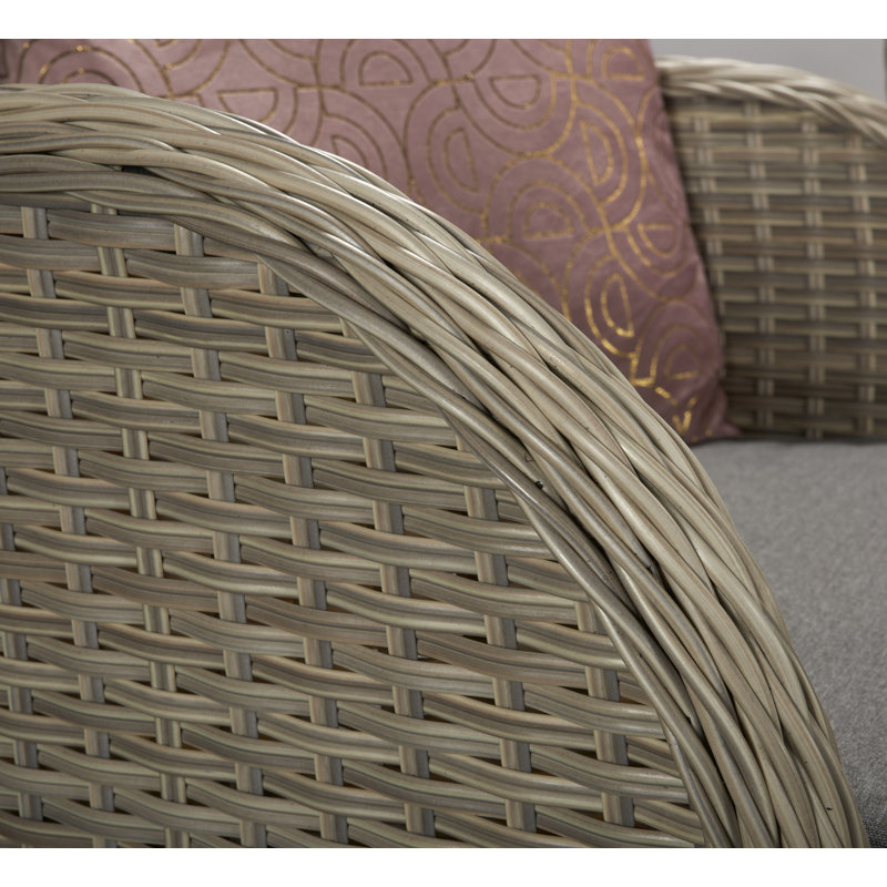 Wrenly 4 Seater Rattan Sofa Set