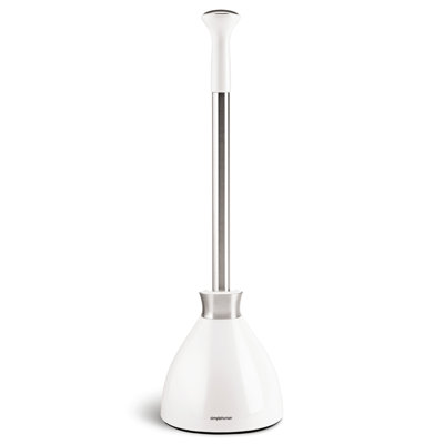 Simplehuman Toilet Plunger and Caddy Stainless Steel