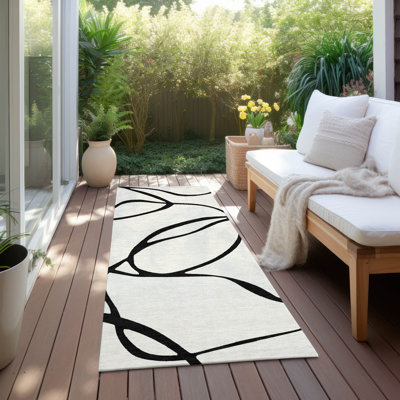 Machine Washable Indoor/Outdoor Chayden ACN999 Rug