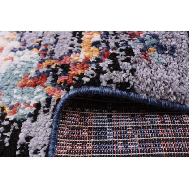 Tapis marocain vintage marocain, Rectangle 6 pi 7 po x 9 pi 6 po