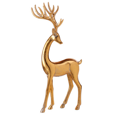 15" Resin Standing Elegant Deer