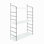 Tablette murale moderne avec support en métal, 28,3 po x 33,5 po x 7,9 po | 100% panneau de particules enduit de mélamine, épaisseur: 0,7 pouce | Nombreuses tablettes murales assemblées | Parfait pour la décoration industrielle et contemporaine