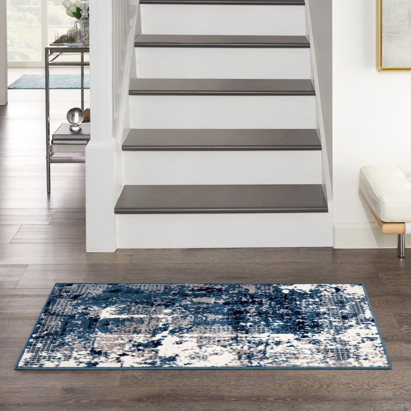 Cloree Abstract Area Rug, Runner 2' x 4'