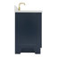 ARIEL Taylor 42.25 Single Sink Bathroom Vanity with Man-Made Stone Top-Oval-661486142-635474369-635474370