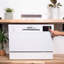 Urban Living 6 Place Setting Countertop Dishwasher, Compact Portable Dishwasher for Apartment, RV, Small Spaces