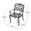 Chaise de patio (ensemble de 2)
