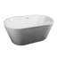 Aquatre 58.88'' L Freestanding Soaking Bathtub