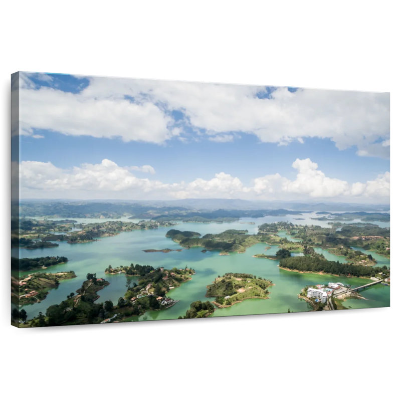 Guatape Lakes, 20" H x 30" W