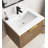 Maxbano Floating 24" Bathroom Vanity With Single White Sink