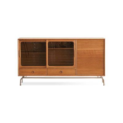 Modern Cherry Solid Wood Sideboard
