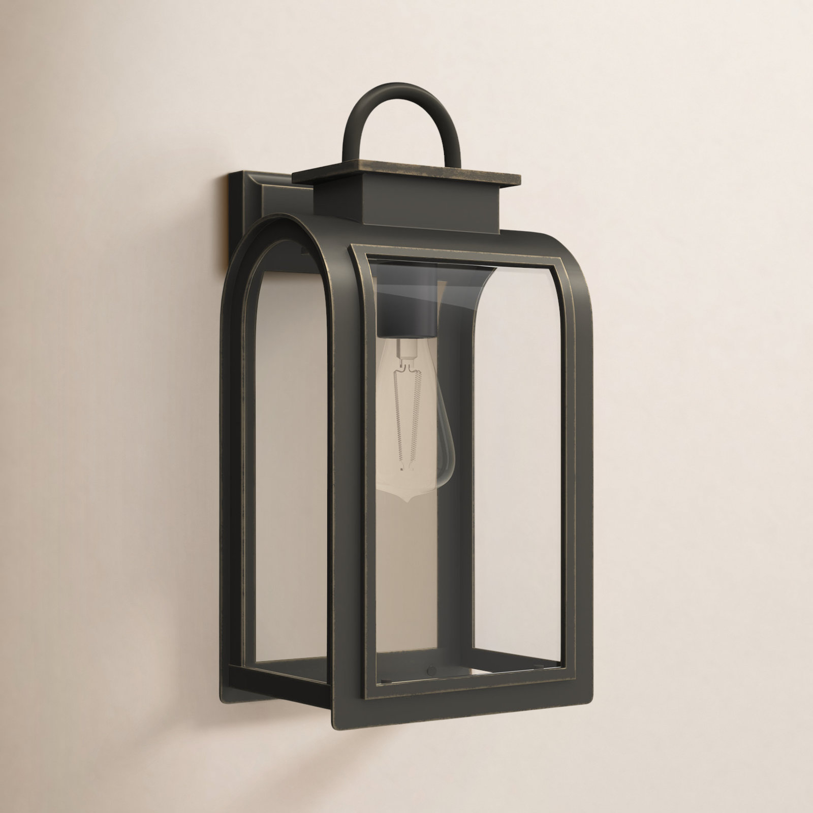 Aluminum Wall Light, 16" H x 8" W x 8.125" D