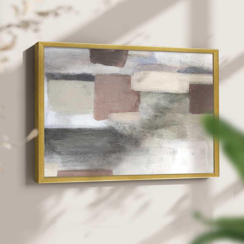 Bright Pastel -Framed Print - Restickable, 8" H x 10" W, Gold