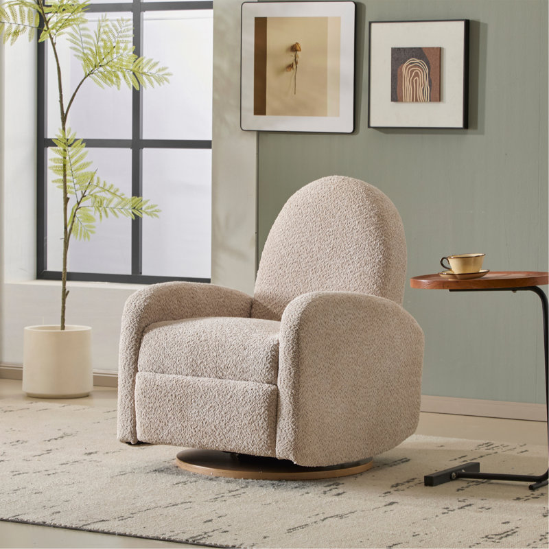 Fauteuil inclinable et pivotant 360 °, Amande