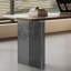 Nut-brown + Beige Rectangular Sintered Stone + Solid + Manufactured Wood + Acrylic desk-1154650877