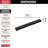 24" Reversible Linear Shower Drain Trim-113728223