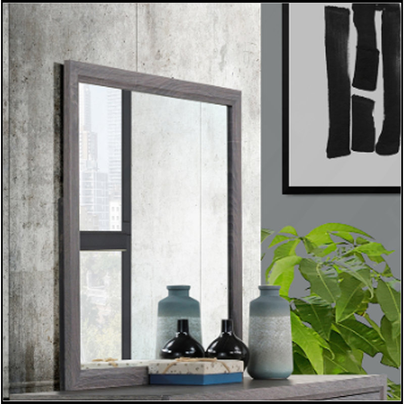 MIROIR MIRAGE FOIL, Noir/gris
