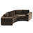 Boneless Curved Sectional Compressed Sofa, 4 Seater with 8.47" Wide Arms, No Assembly Required-1267096931-1262935237