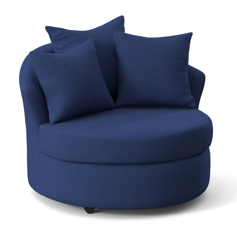 Fauteuil demi-tonneau Alsup, Bouteur cobalt