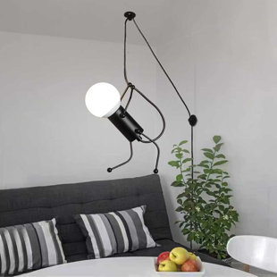 1 - Light Black Single Pendant