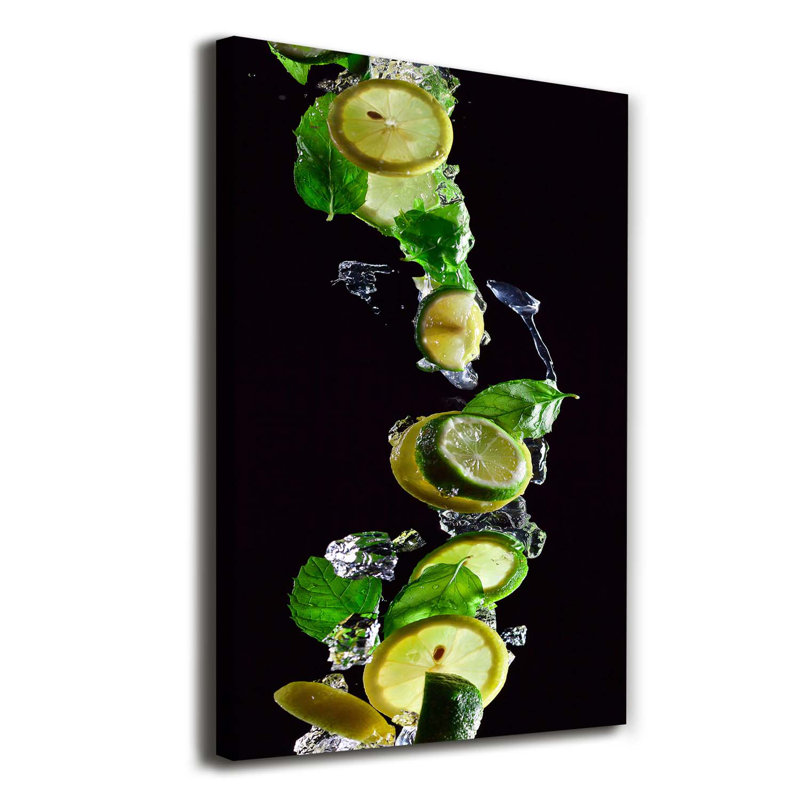 Limes And Lemons - Wrapped Canvas Print
