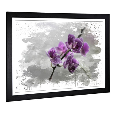 Flower Purple Orchid - Wall Art