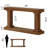  63" Long Console Table，Wooden Rectangular Sofa Table-1423726282