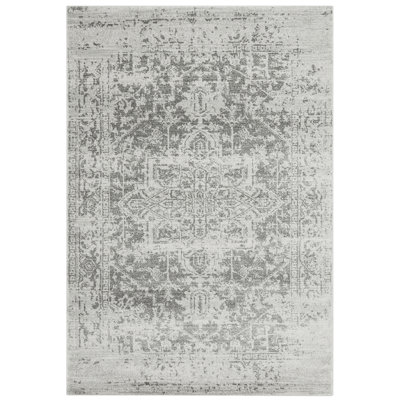 Abdirahman Tufted Grey Area Rug