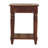 Turned Legs Chestnut 1 Drawer Side table